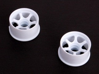 Atomic 20mm S6 Delrin Rim R1.0° Rear White (For MR-02/ 03)