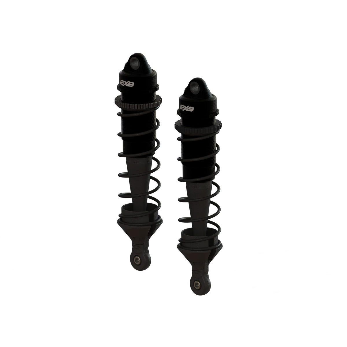 Shock Set Bore:16mm, Length:117mm Piston:8 x 1.2mm Oil:1300 cst Emulsion Caps