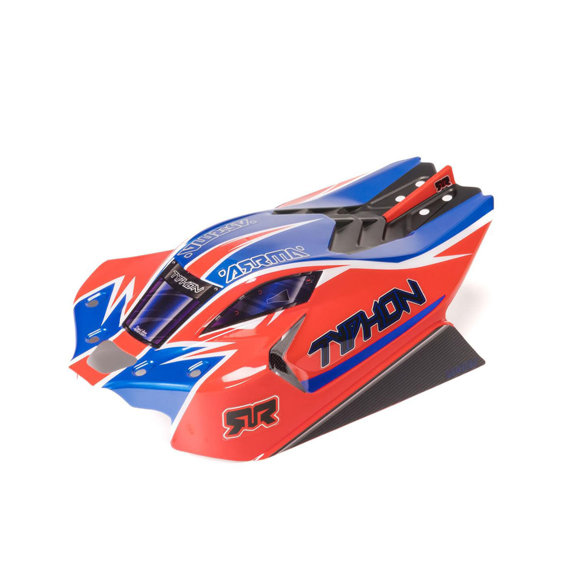 TYPHON 4x4 Clipless Painted Decaled Body (Red)