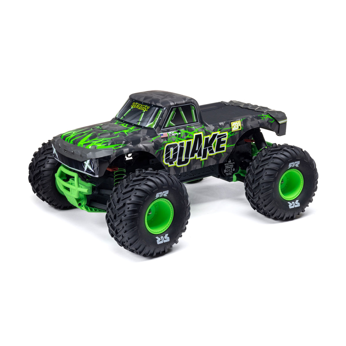 1/10 QUAKE 223S 2WD RTR Brushless Monster Truck