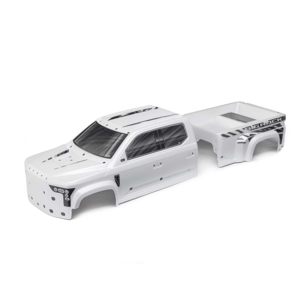 BIG ROCK 6S BLX Painted Decaled Trimmed Body - White
