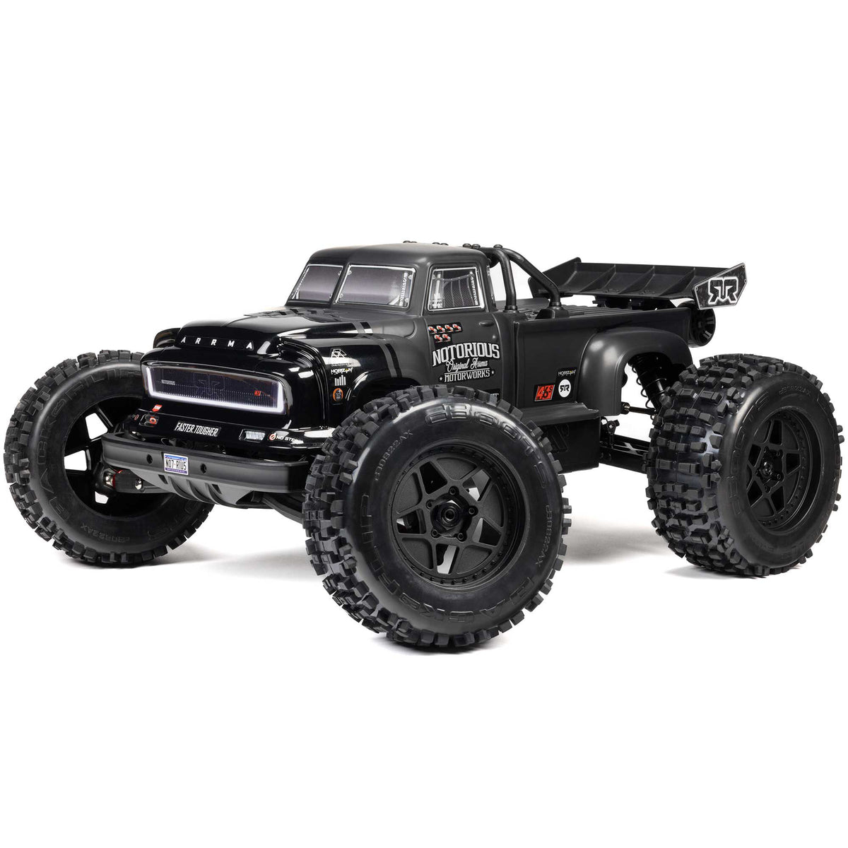 1/8 NOTORIOUS 4X4 6S BLX BRUSHLESS V6 STUNT TRUCK RTR