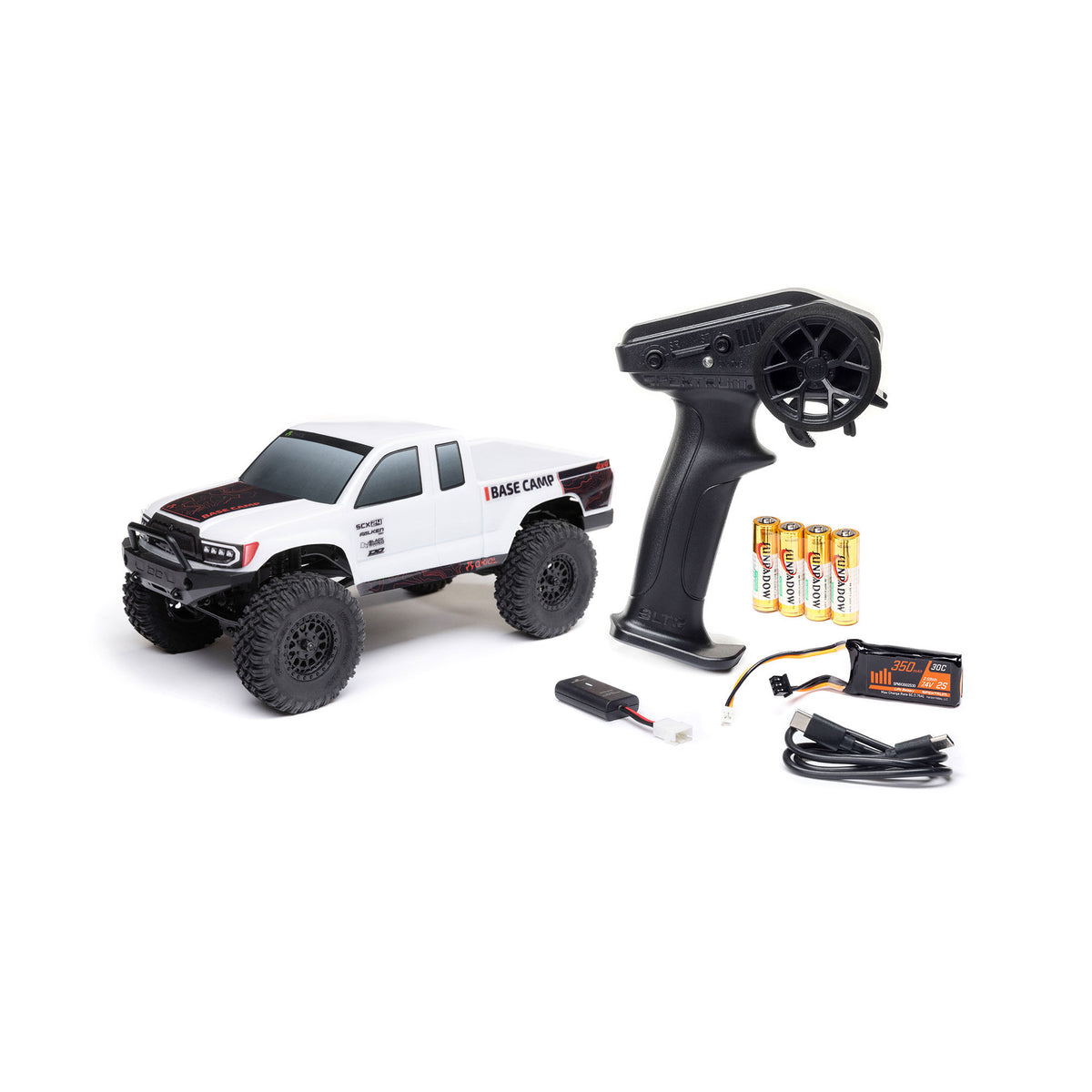 1/24 SCX24 Base Camp 4X4 RTR Brushed Rock Crawler (Battery & Charger Included)