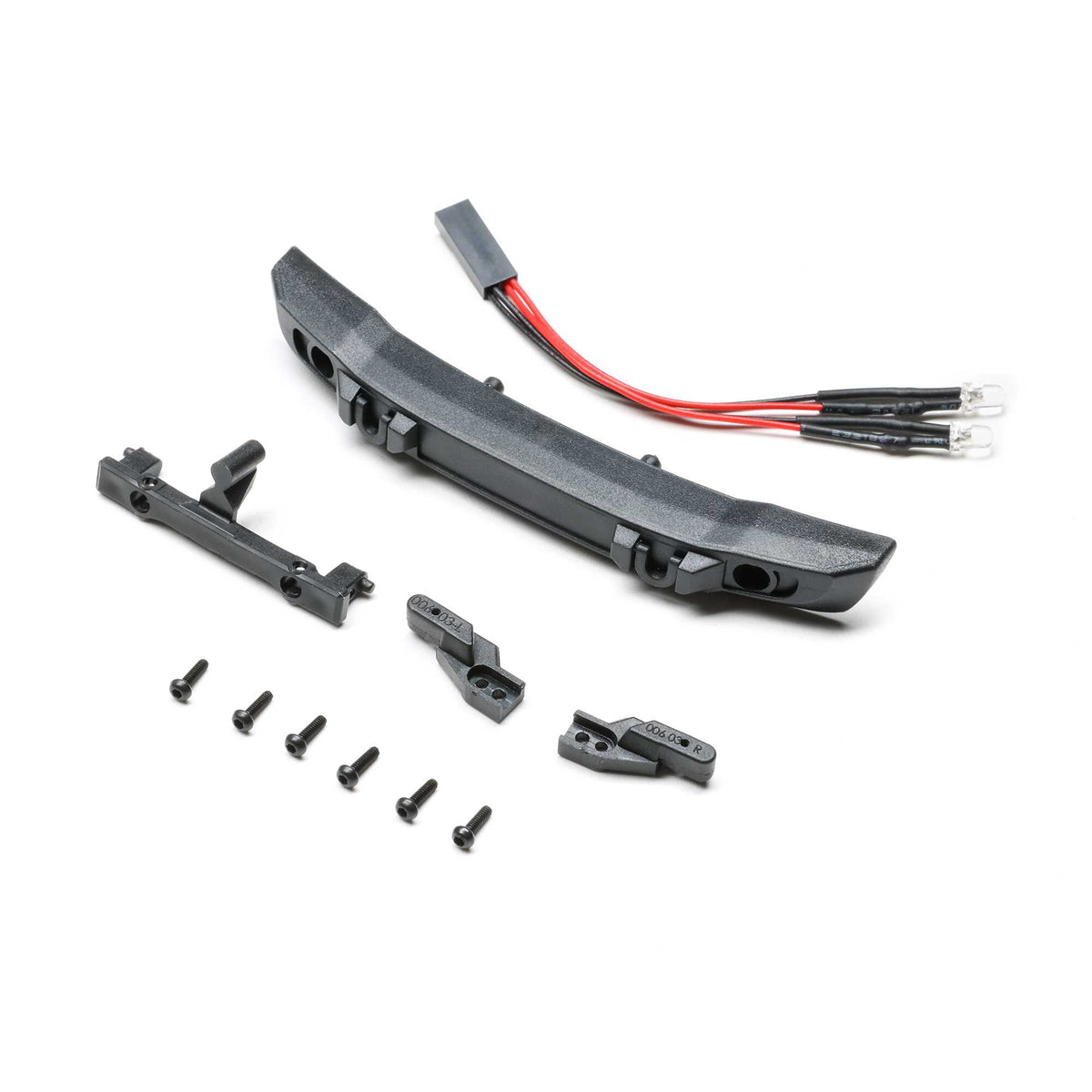 Front Bumper w/LED: SCX24 Bronco