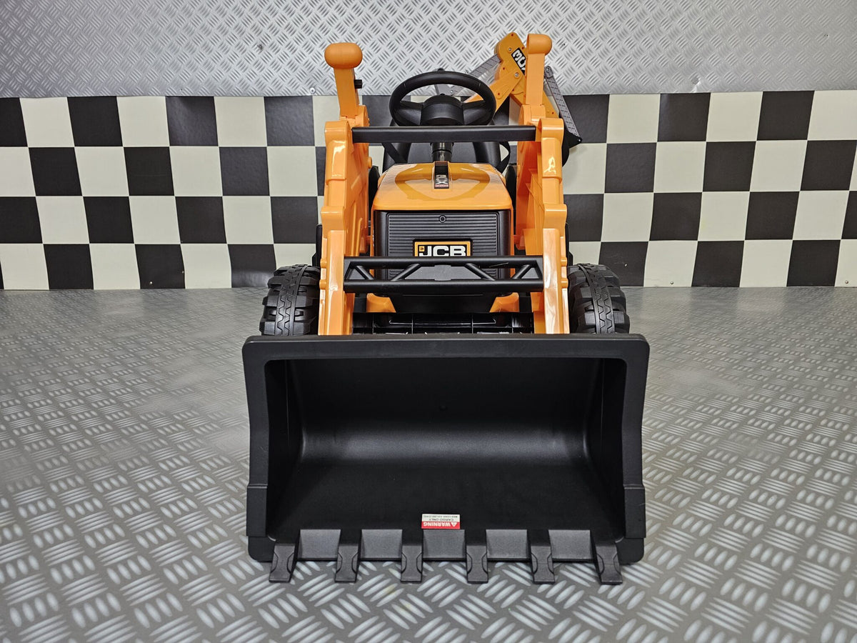 JCB Sitemaster 12V kids' tractor