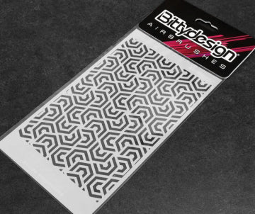 Hobbynox BDSTC-008S - Vinyl Stencil - Ipnotic V4 Small