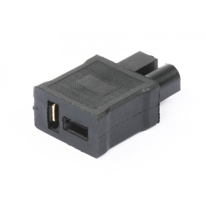 "One piece" Adaptator Tamiya device (M) to Deans T plug battery (F)