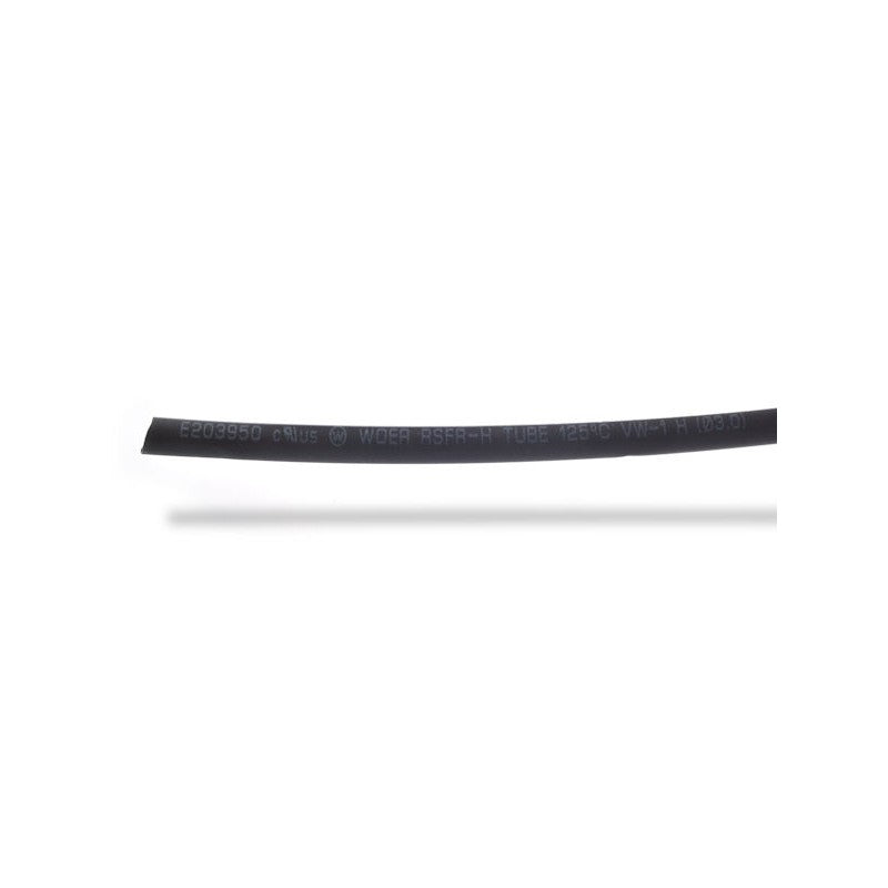 3mm thick shrink tube black - 1m
