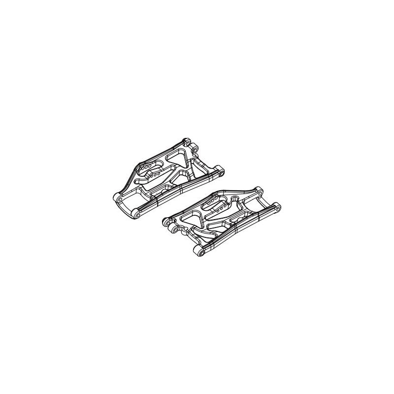 DISC.. Fr. Lower Susp. Arm (2pcs) for Mad Monster 1/6