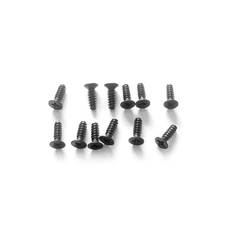 TPF Flat Cross Screws 3x10 (12pcs)