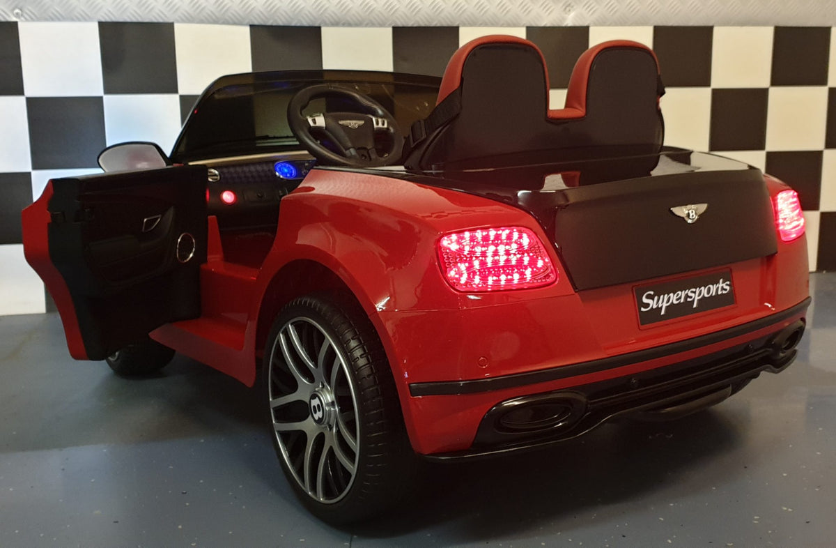 Bentley Continental 12V electric car for kids – black