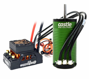 Castle Creations 010-0166-16 - Copperhead 10 ESC and 1412-2400KV Sensor Combo