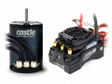 Castle Creations 010-0174-08 - Combo Cobra 10 6S ESC & 1406-3800kV Sensored Motor