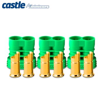 Castle Creations 011-0069-00 - Polarized Bullet Conn. Female 6,5mm Set