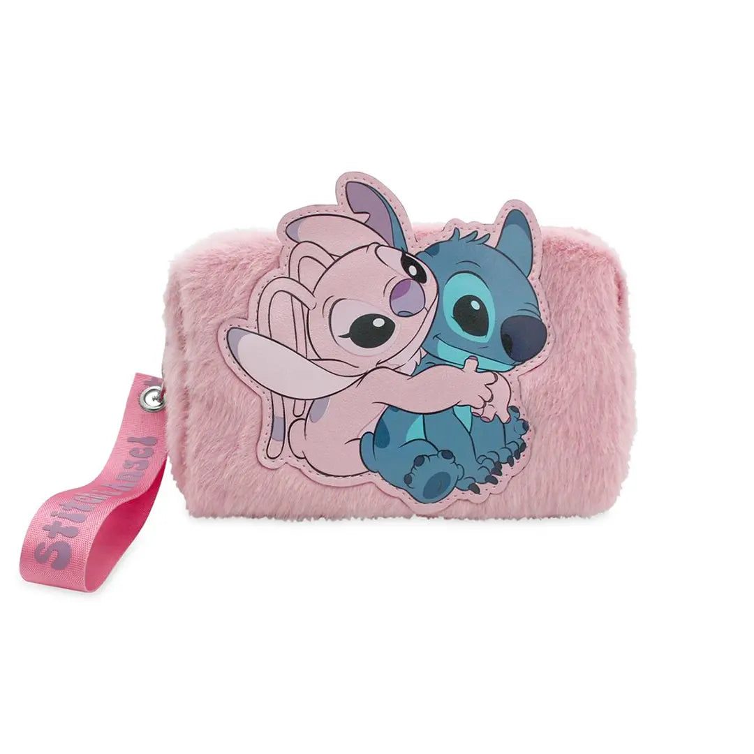 Stitch & Angel plush travel pouch - Lilo and Stitch