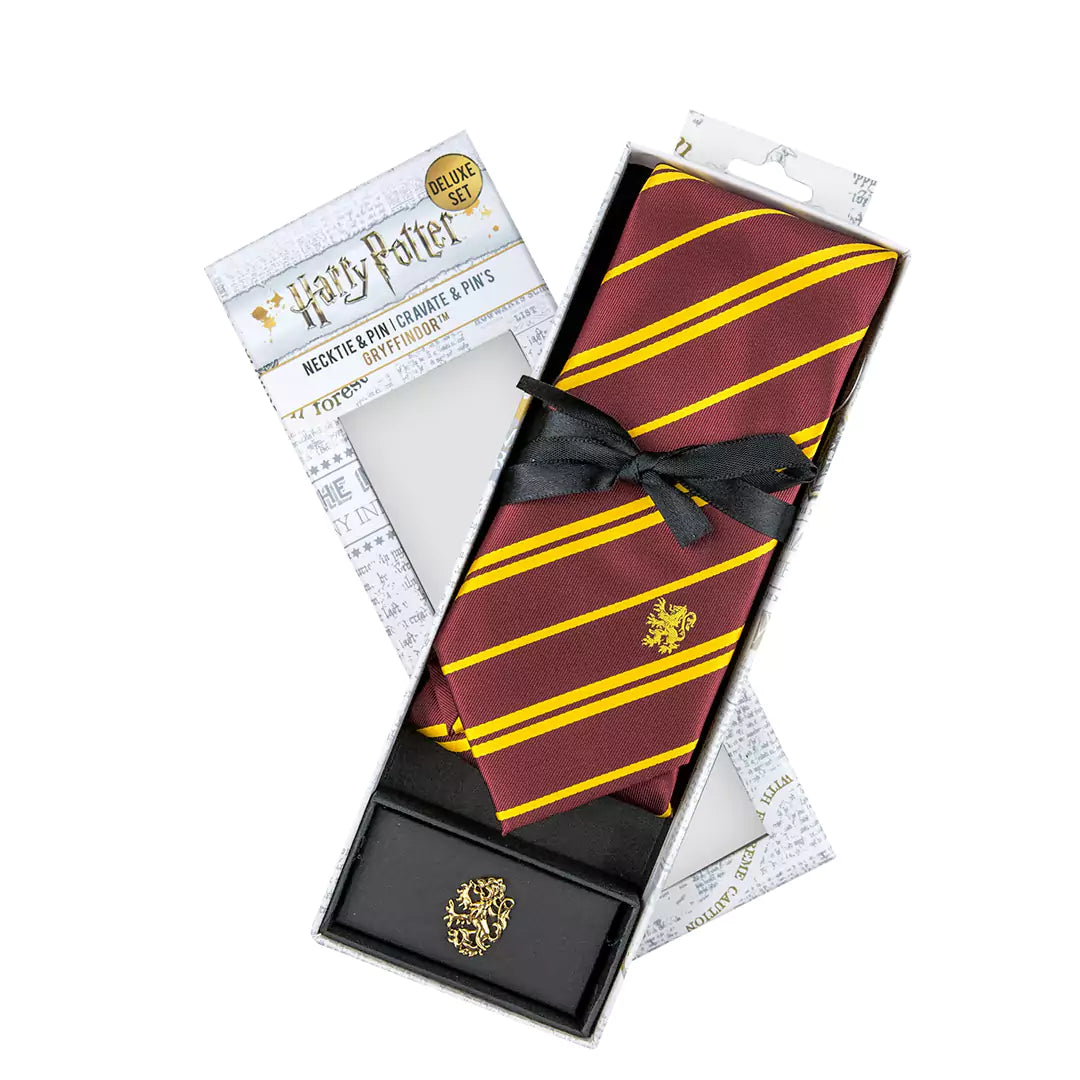 Necktie Gryffindor Deluxe Box Set - Harry Potter