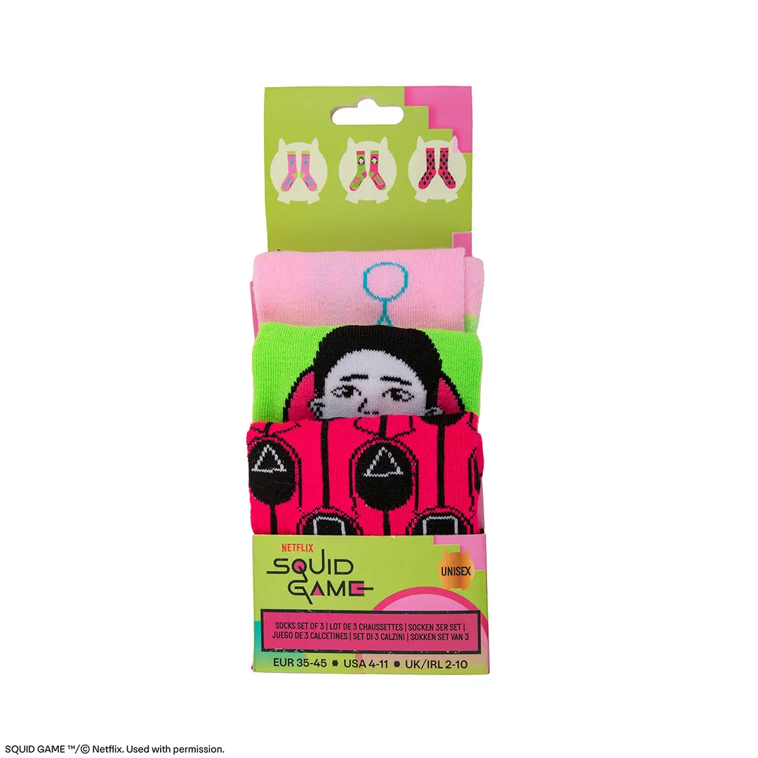 Set of 3 socks - Squid Game