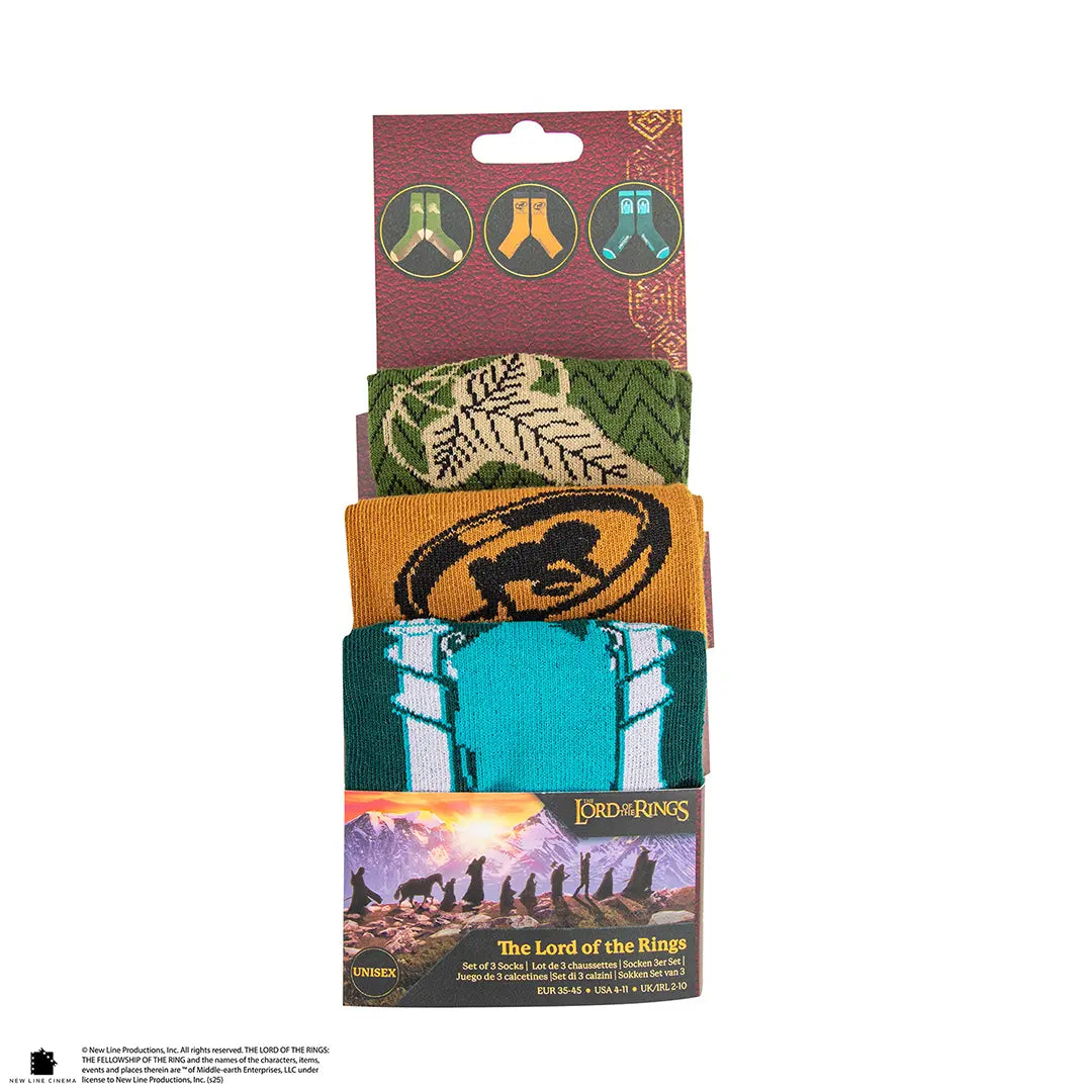 Set of 3 socks - The Lord of The Rings