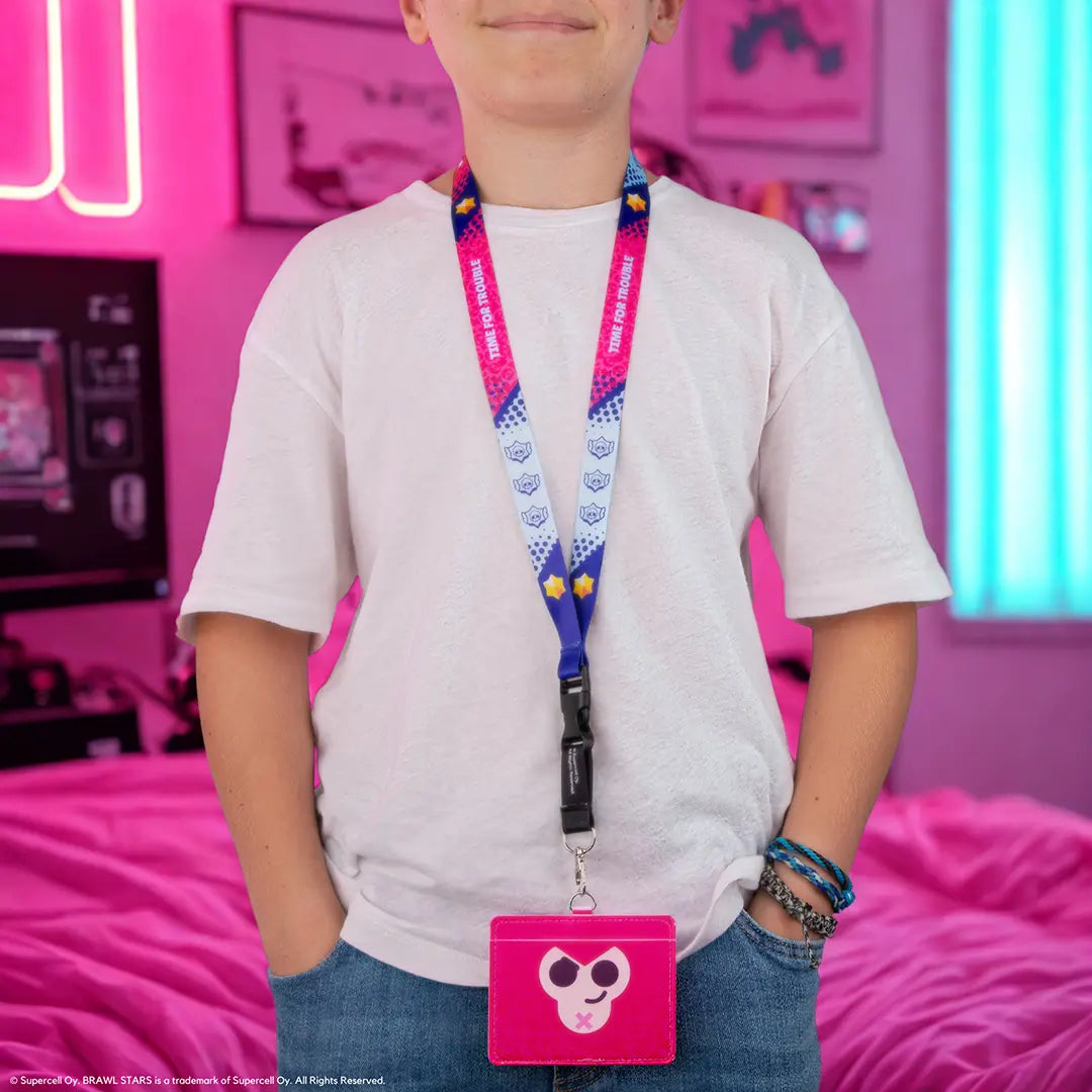 Lanyard Colt Drop with card holder - Brawl Stars