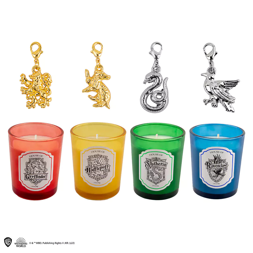 Set of 4 candles and 4 Houses’ Charms and bracelet - Harry Potter