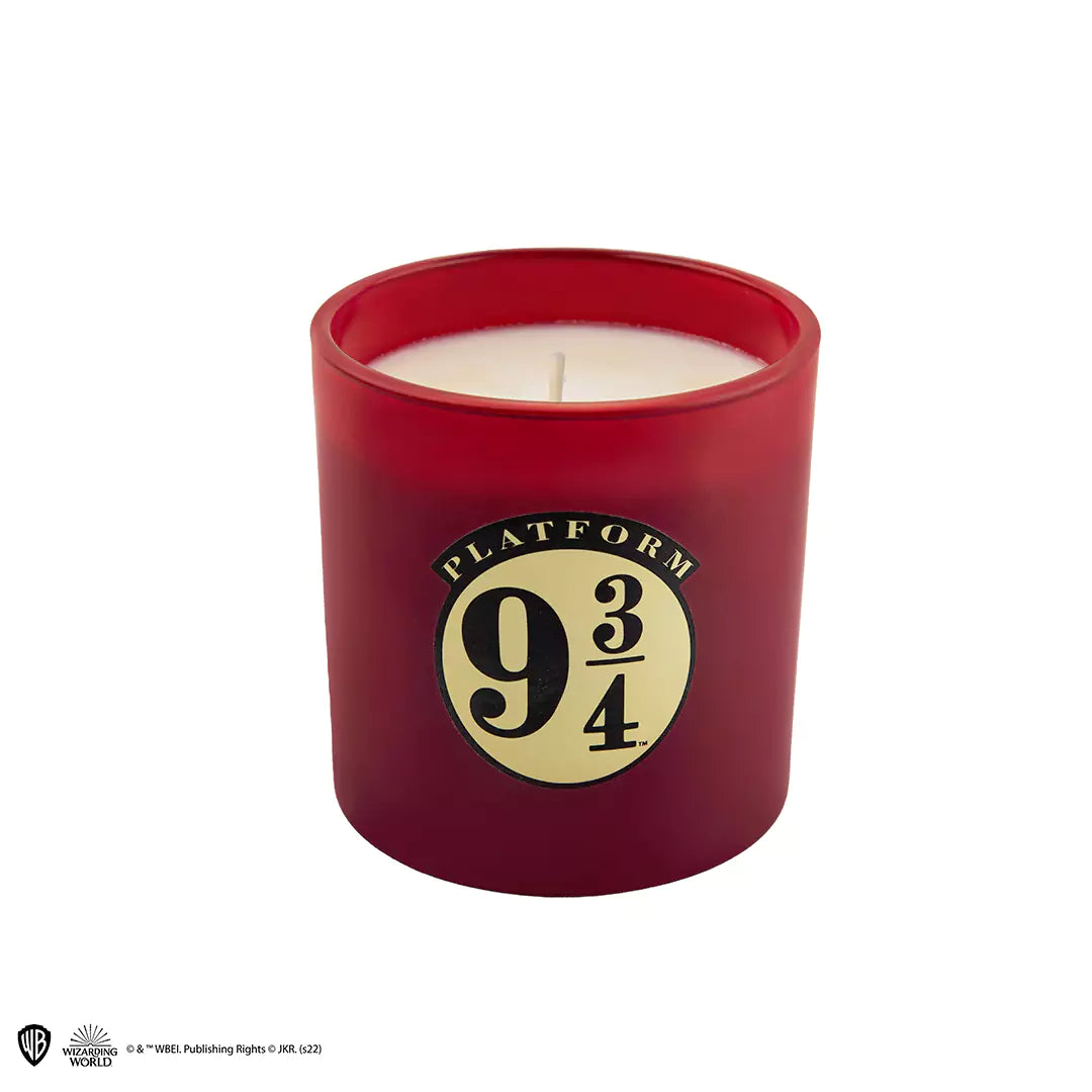 Platform 9 3/4 candle with Hogwarts Express ticket necklace - Harry Potter