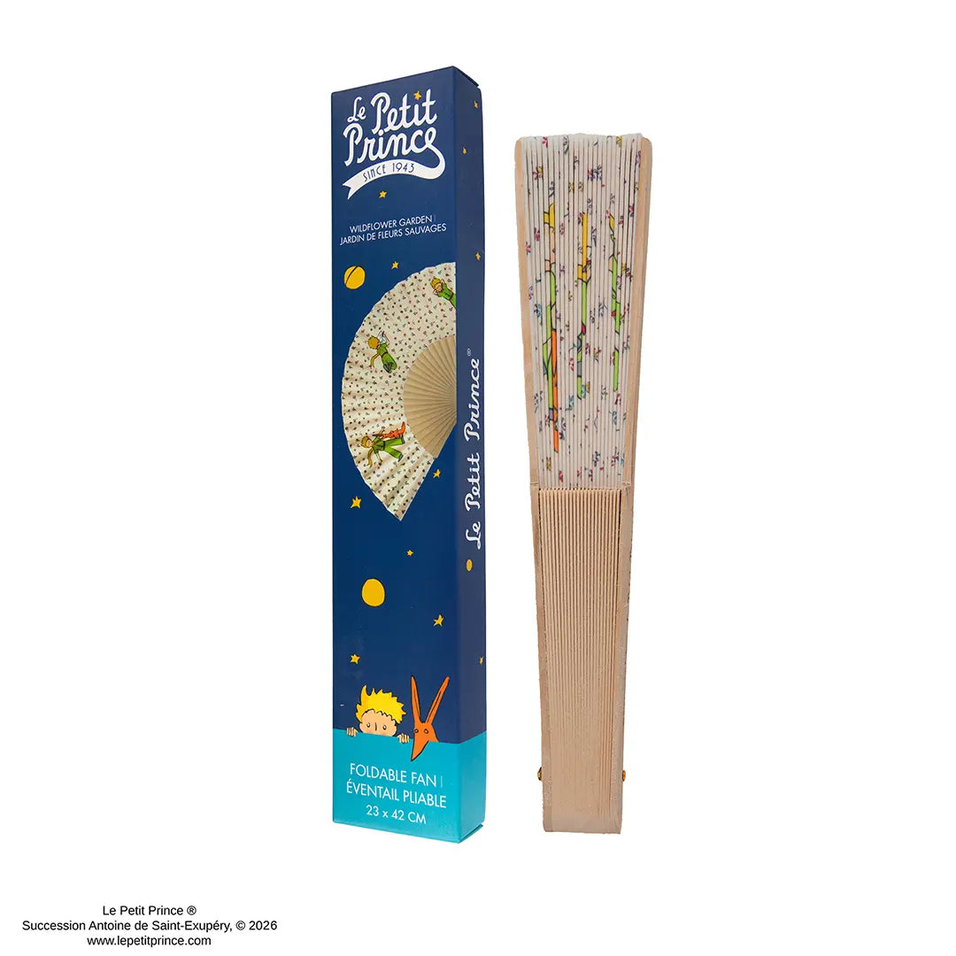 Foldable Fan - Wildflower Garden - Le Petit Prince