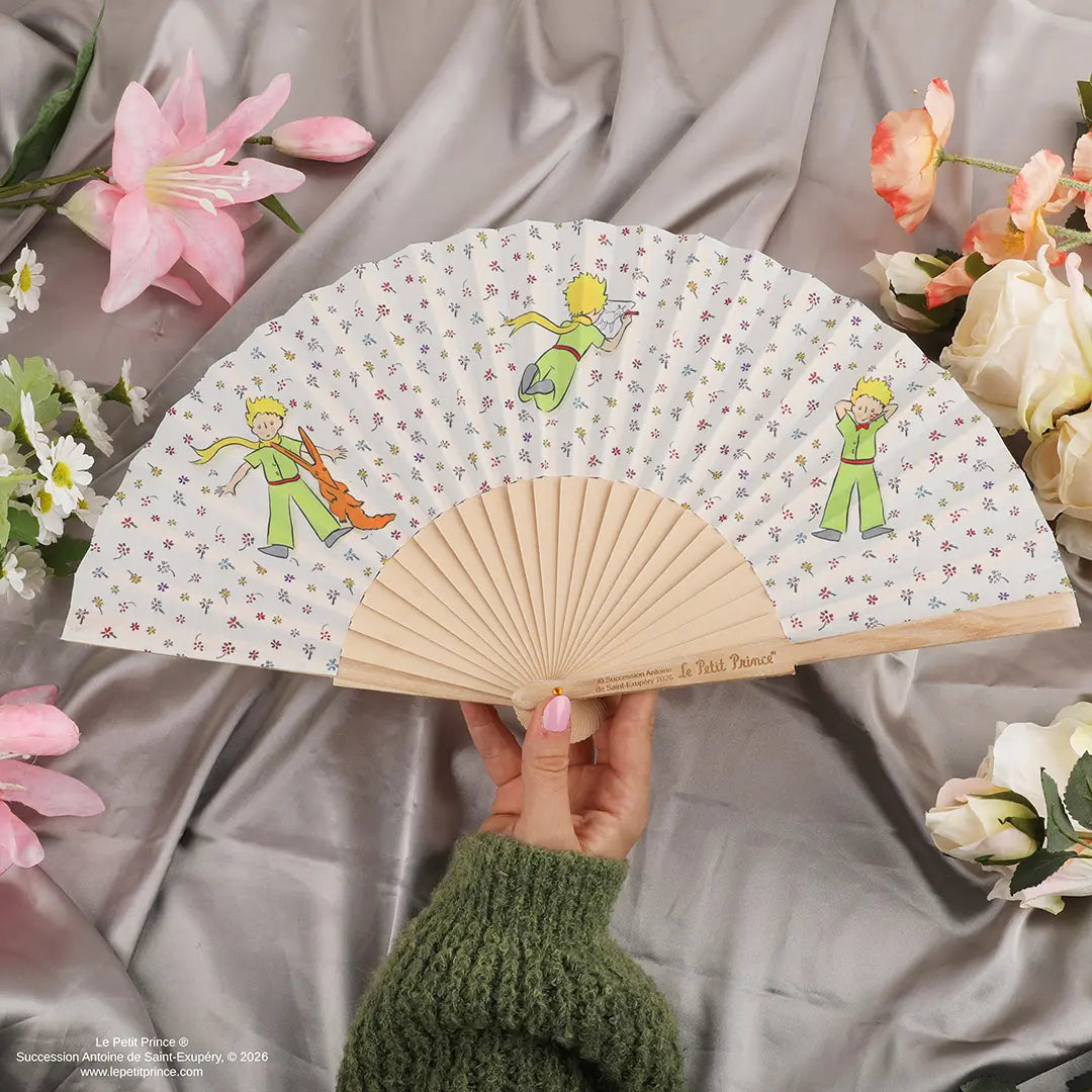 Foldable Fan - Wildflower Garden - Le Petit Prince