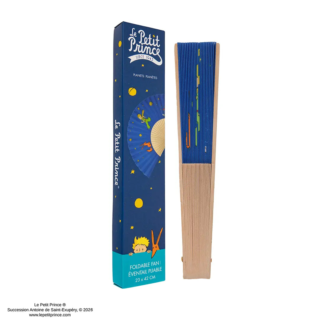 Foldable Fan - Planets - Le Petit Prince
