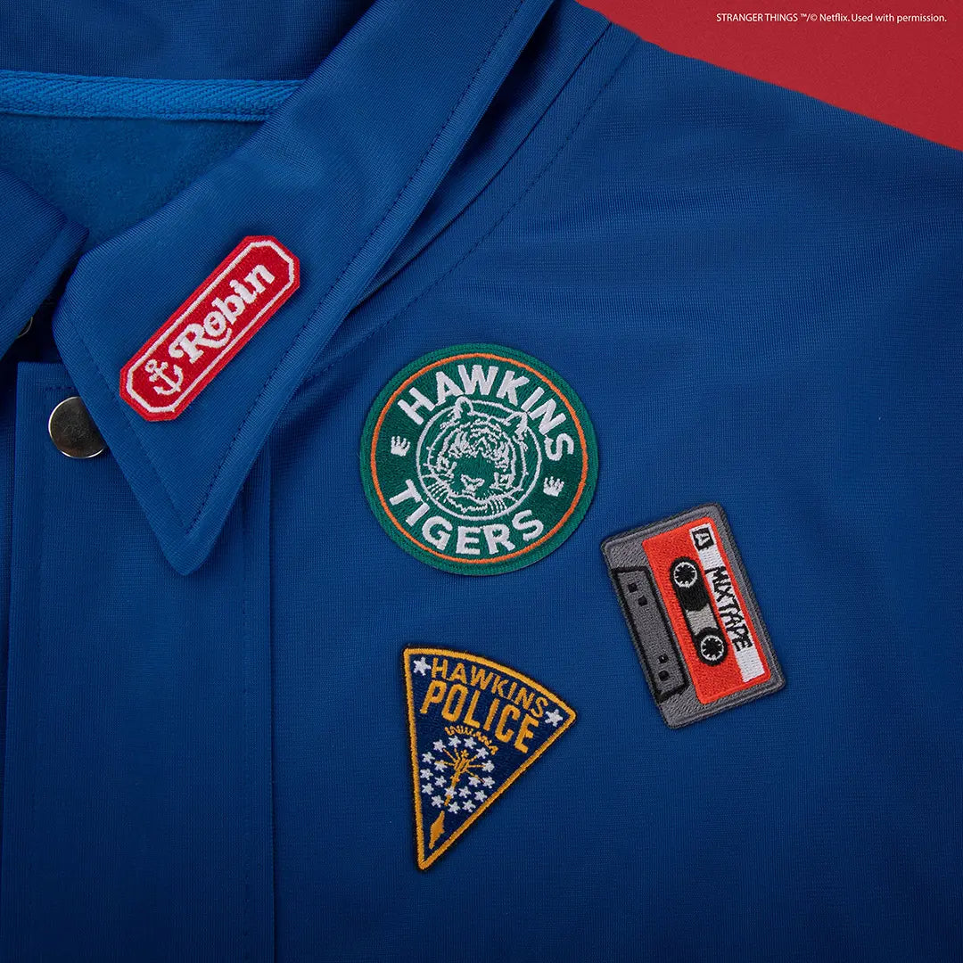 Set of 7 patches Hawkins - Stranger Things