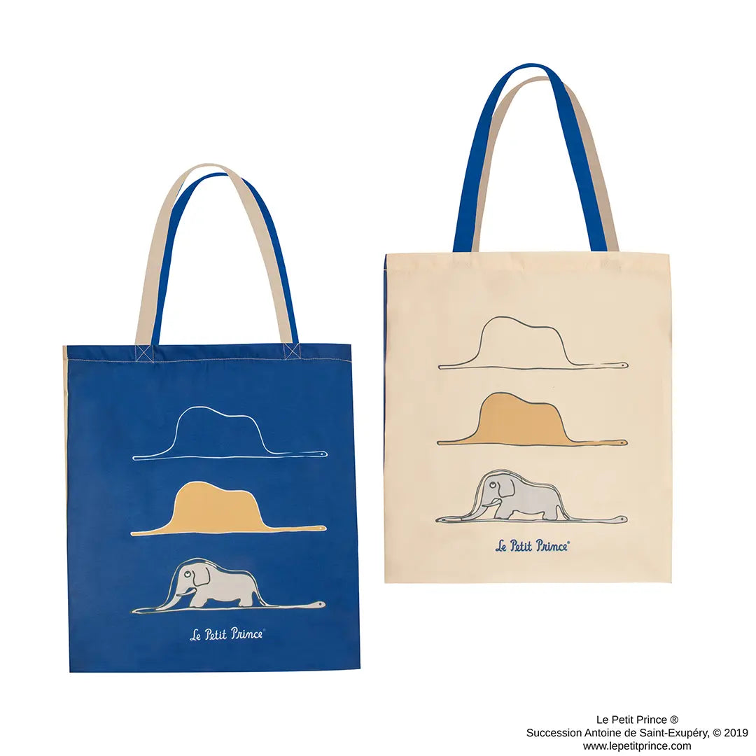 Tote Bag A Boa Constrictor Digesting an Elephant - The Little Prince