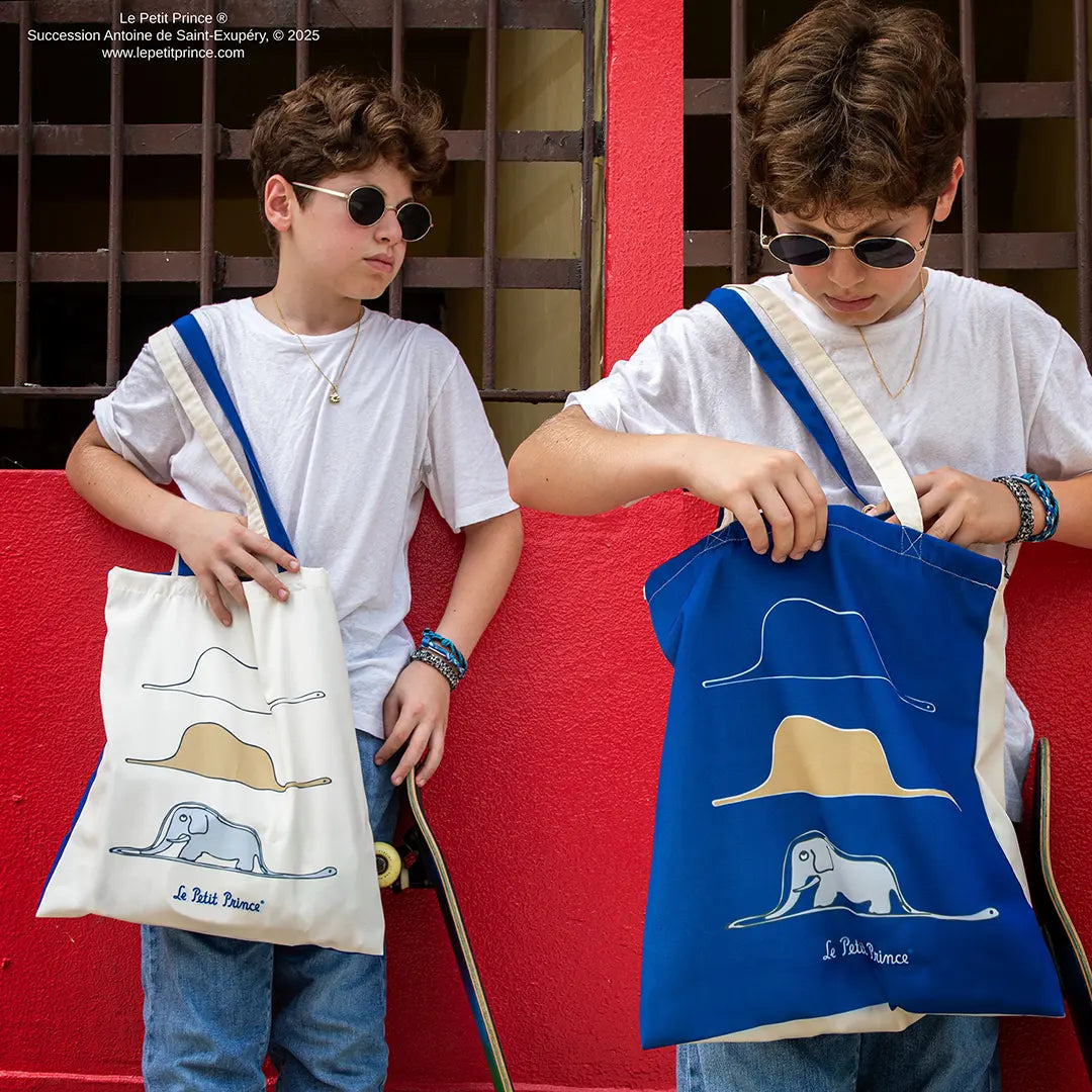 Tote Bag A Boa Constrictor Digesting an Elephant - The Little Prince