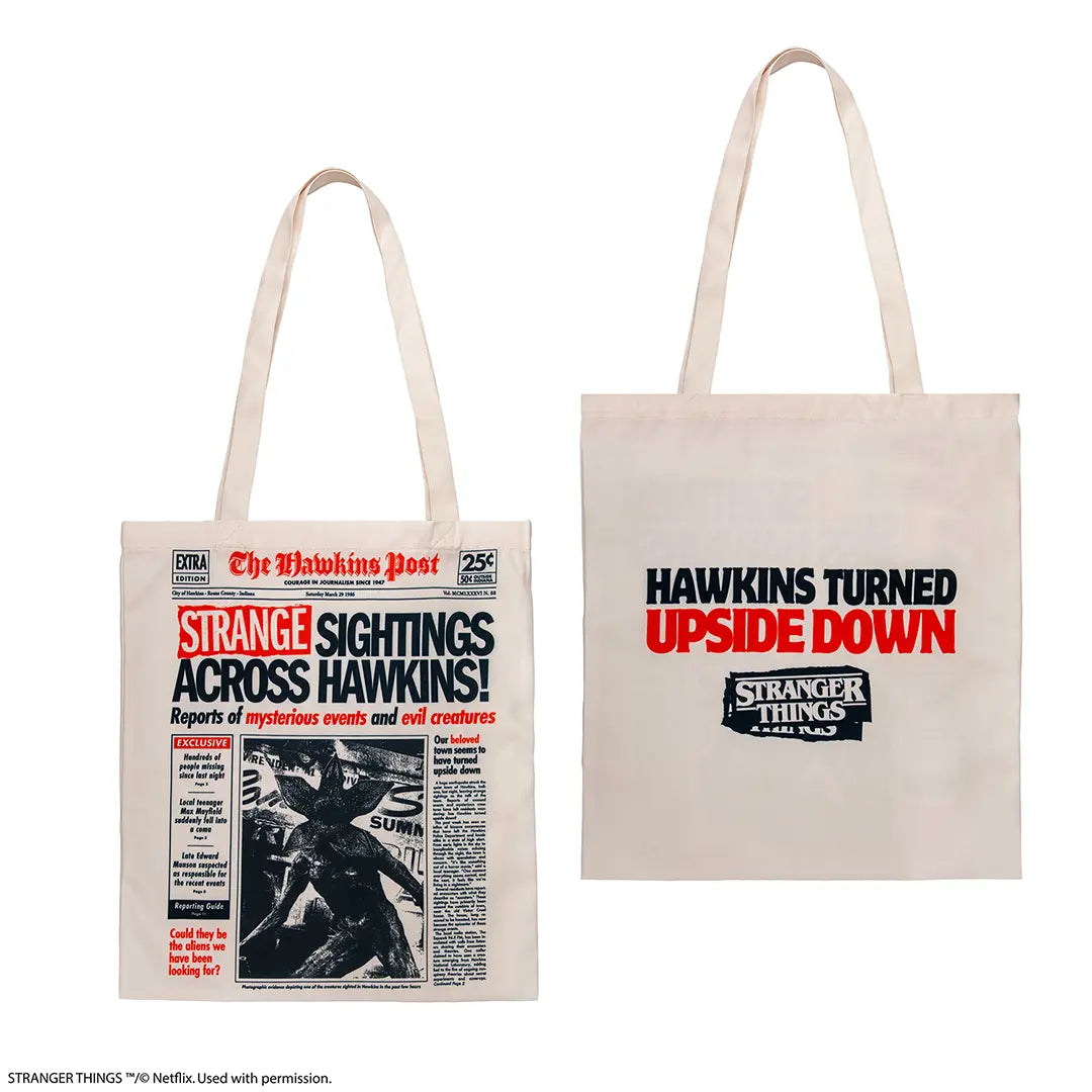 Tote bag - Hawkins Turned Upside Down - Stranger Things