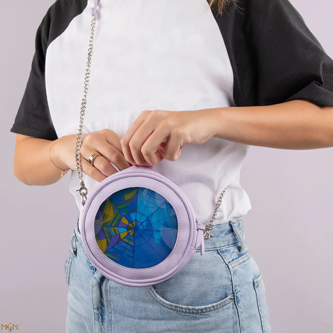 Crossbody bag Wednesday and Enid stained glass - Wednesday