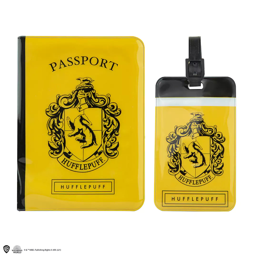 Set of Passeport cover and Tag - Hufflepuff - Harry Potter