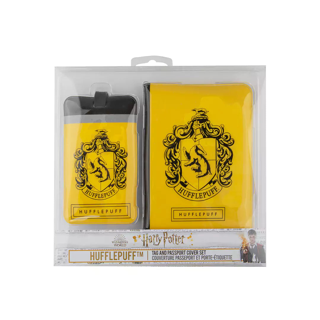 Set of Passeport cover and Tag - Hufflepuff - Harry Potter