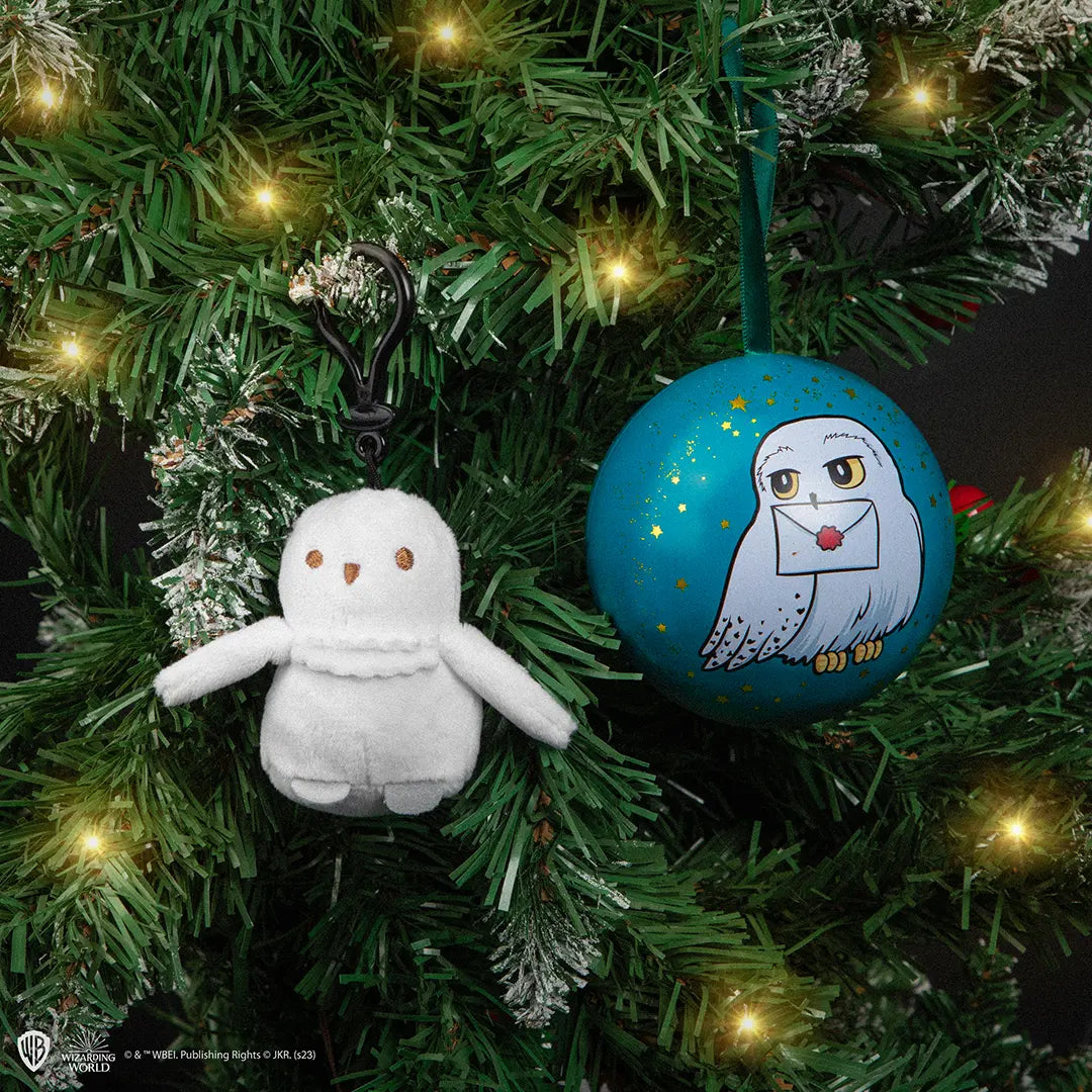 Holiday capsule Hedwige keychain plush - Harry Potter