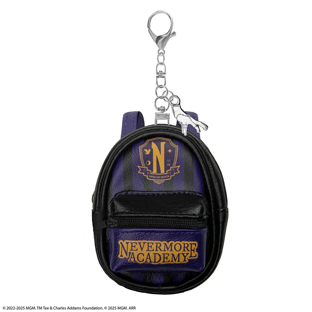 Keychain Pouch - Nevermore Academy Purple - Wednesday