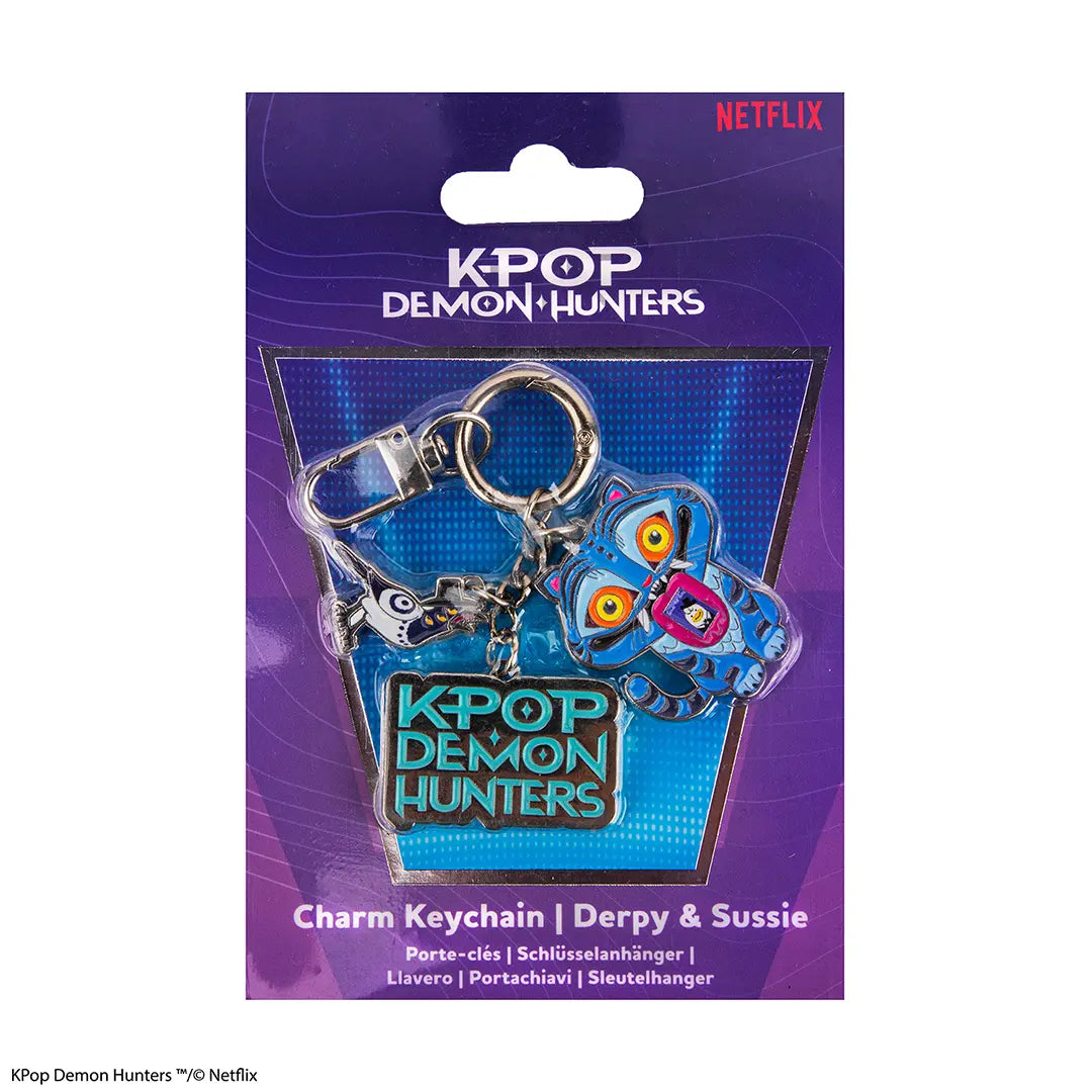 Derpy & Sussie Charm keychain - KPop Demon Hunters
