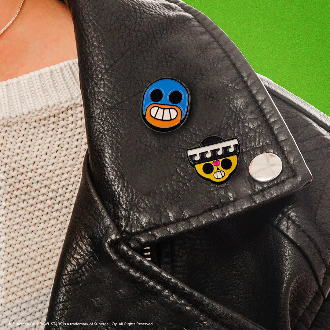 Set of 2 pin badges Poco & El Primo - Brawl Stars
