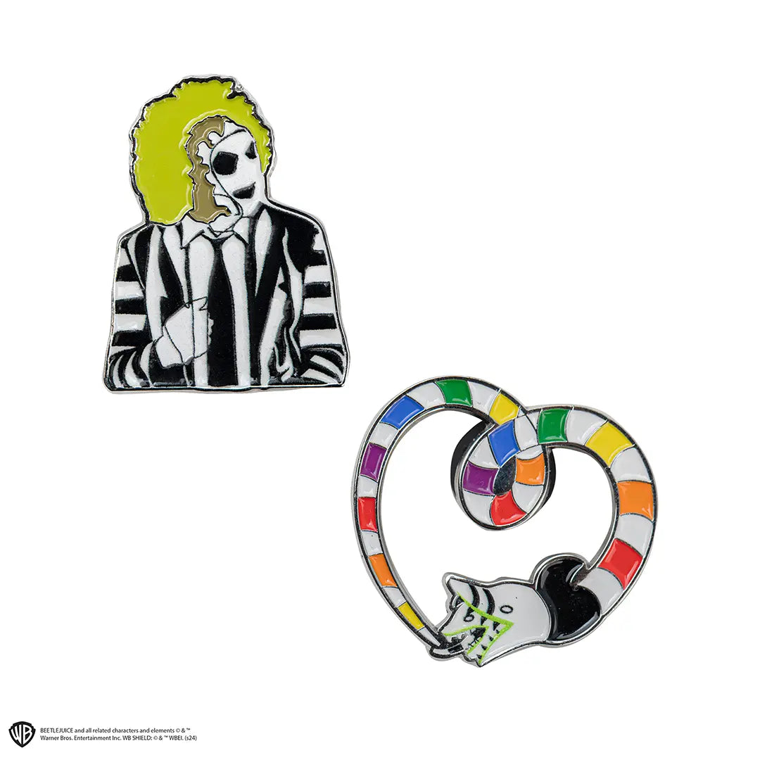 Set of 2 pin Beetlejuice & Sandworm - Beetlejuice