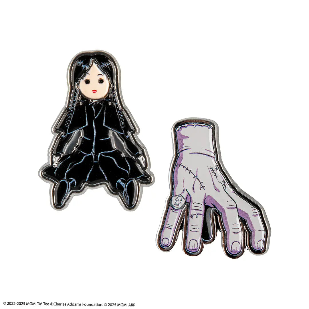 Set of 2 Pins - Wednesday