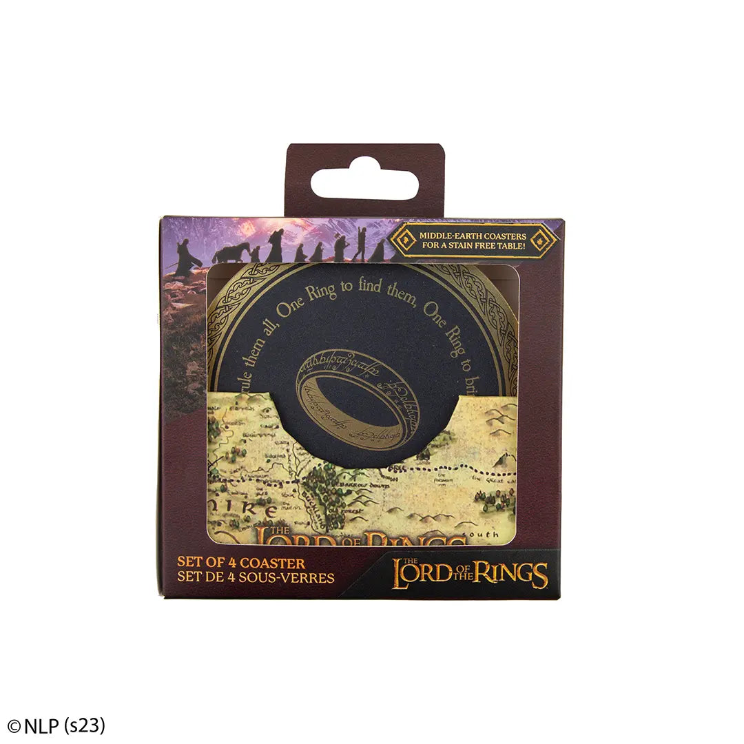 Set of 4 coasters - The Lord of the Rings