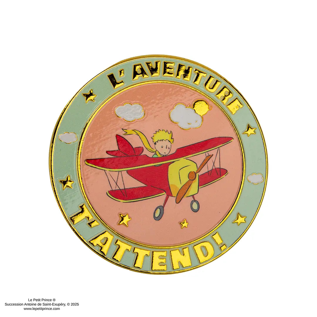 Set of 4 ceramic coasters and metal holder - The Little Prince
