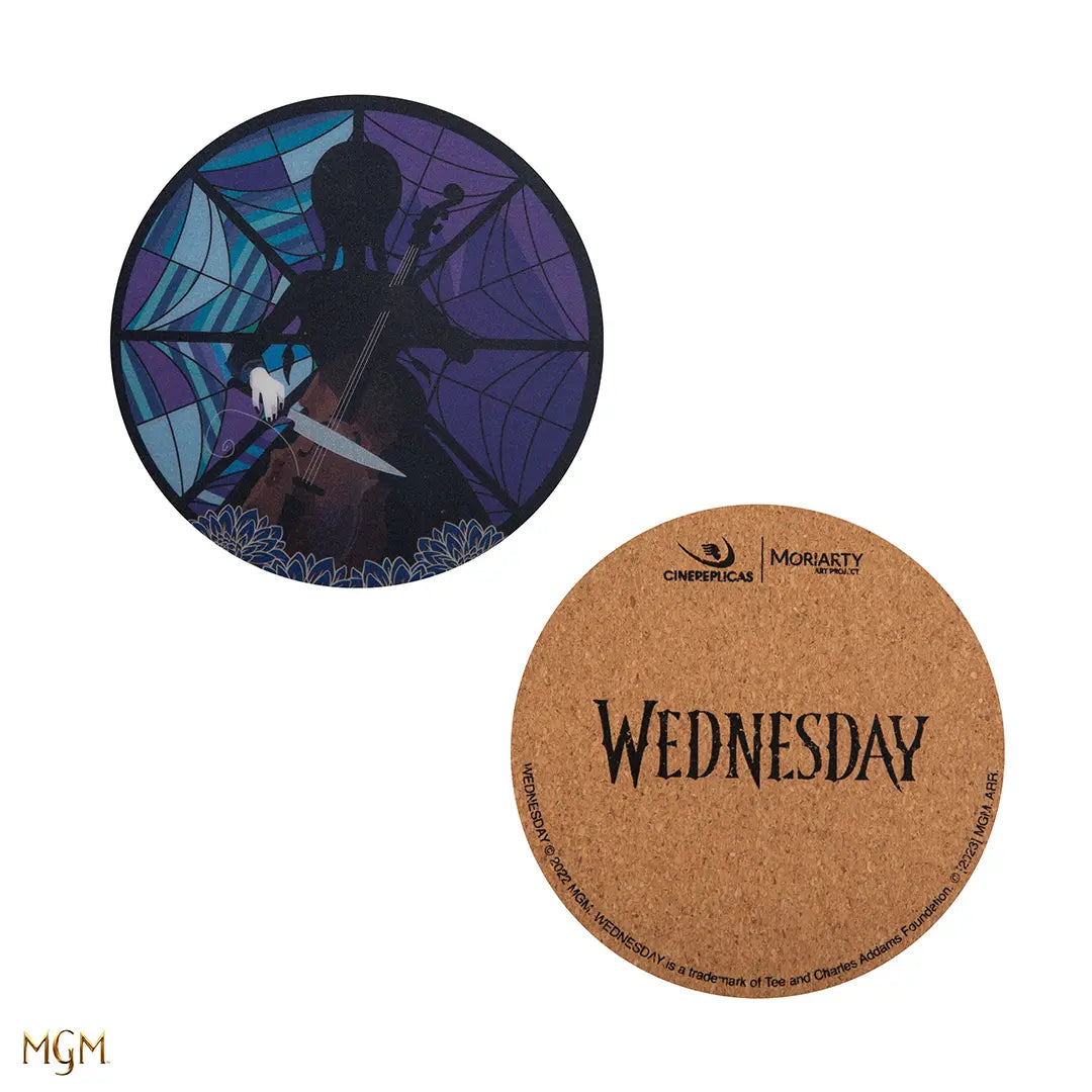 Set of 4 coasters - Wednesday