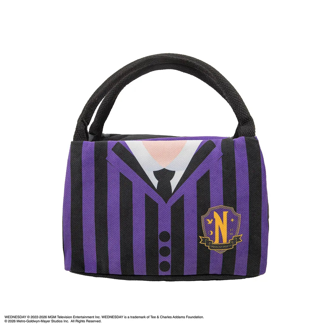 Lunch bag - Nevermore Black & Purple - Wednesday