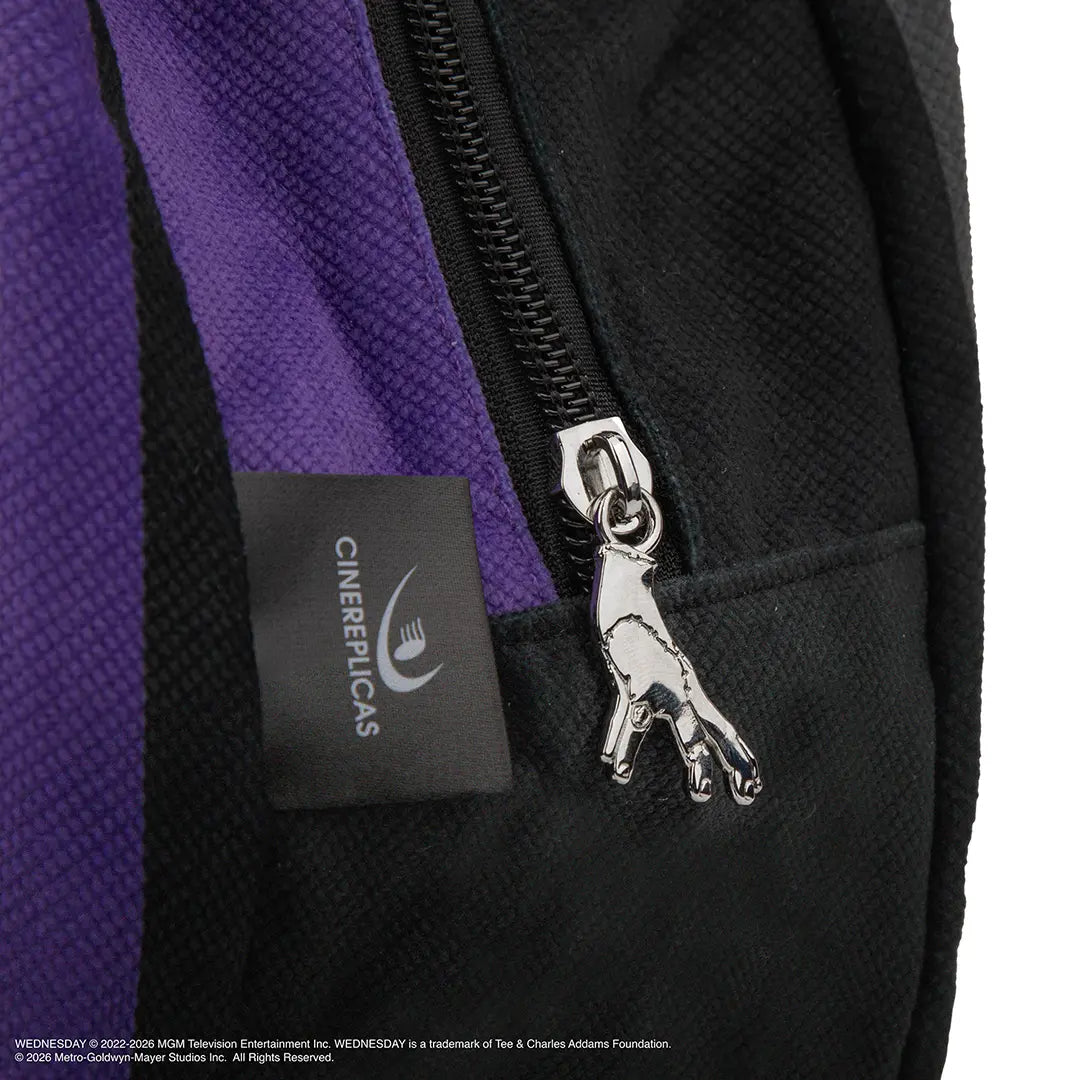 Lunch bag - Nevermore Black & Purple - Wednesday