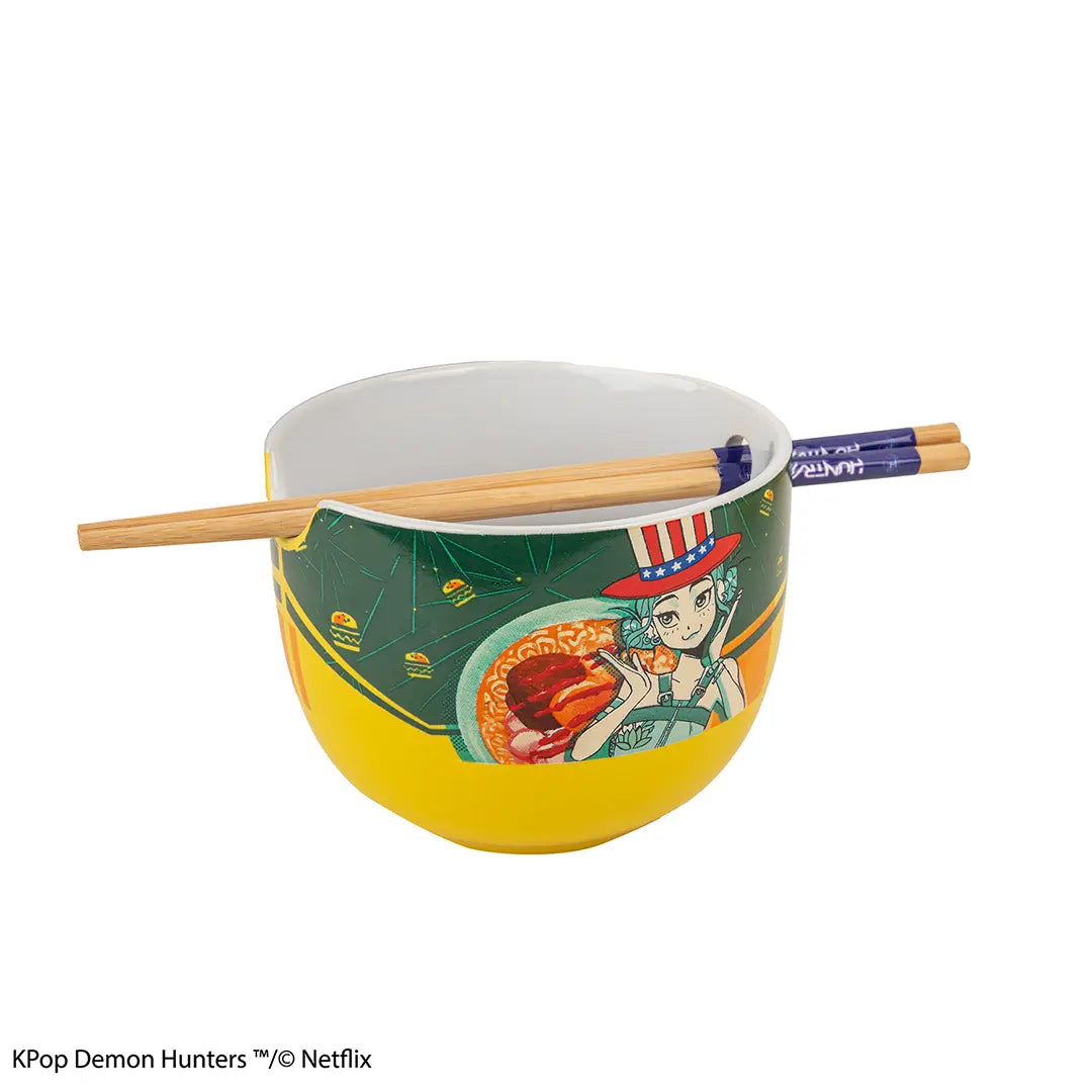 Ramen Bowl with Chopsticks - Zoey Hamburger - Kpop Demon Hunters