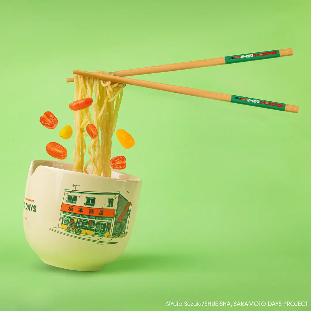 The Legendary Hitman Ramen bowl with chopsticks - Sakamoto Days