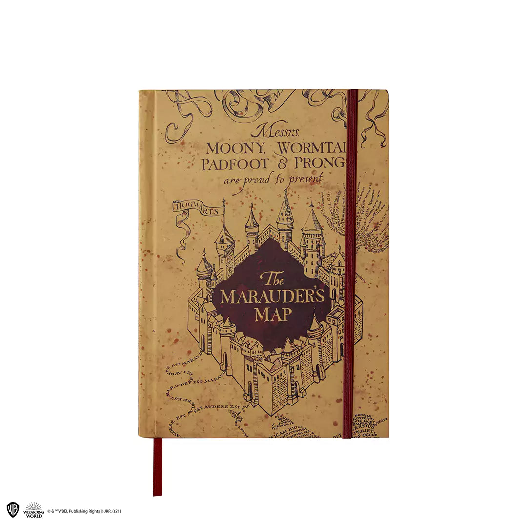 Marauder’s map notebook and small map included - Harry Potter