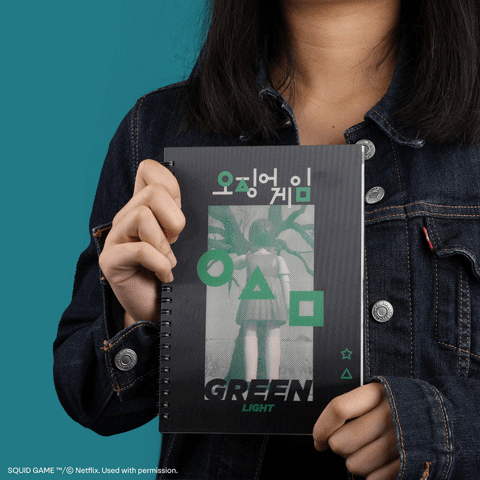 Soft cover notebook - Squid Game